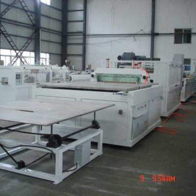 WPC Door Extrusion Production Line , PVC Wood and Plastic Composite Door Panel Making Machine