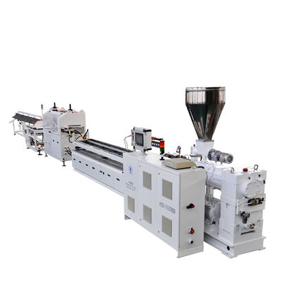 خرید 380 کیلوگرم/ساعت ماشین محموله اتوماتیک PVC Extruder Line PVC Profile Extrusion Machine HY240 online manufacture