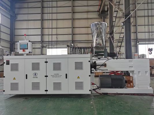 Buy Good quality PVC transparent soft hard PVC pellets guranule parallel twin double screw extruders HYPS93/38 at good Price online manufacture