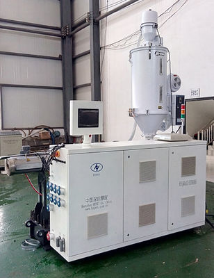 acheter LDPE HDPE PPR ABA/ABC Composite Pipe Making Machine HYSJ60/38 55kw Extrudeuse à vis unique en plastique 5 zones de chauffage online manufacture