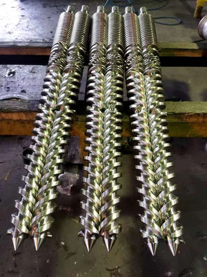 comprar Extrusor de plástico para extrusores de parafusos duplos de parafusos cónicos / parafusos e parafusos bimetais online manufacture