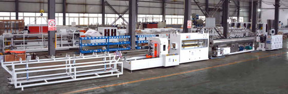 Beli Kualitas stabil 3''- 4'''PVC pipa Produksi Line Dengan HYZS65/132 Konik Twin Screw extruder online manufacture