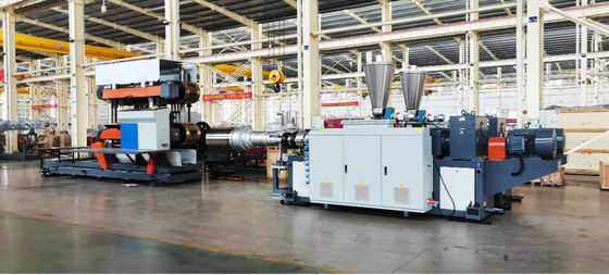 Buy Customizable HYPET Double Wall Corrugated Pipe Extrusion Line 200-600mm with Engineer Installation Service online manufacture