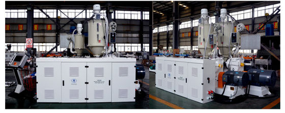 Beli High Speed 20-32mm PP single pipe line dengan 3 lapisan & 3 warna oleh single screw extruders SJ75/33 & SJ45/30 & SJ45/30 online manufacture