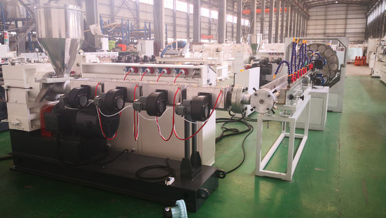 Buy 10-38mm PVC Fiber Reinforced Hose Machine Two Layers Soft Pvc & One Layer Fiber online manufacture