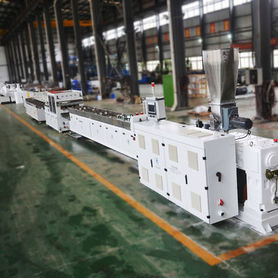 خرید Shenzhen HYPET 90-110 PVC Dual/Double Pipe Production Line online manufacture