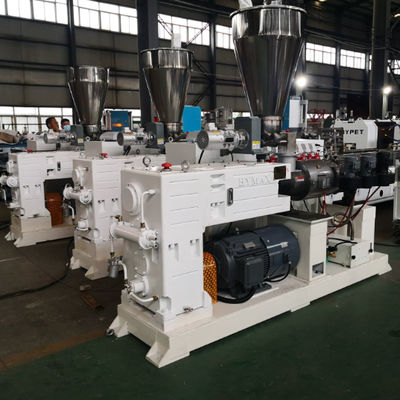 comprar Máquina de extrusión de plástico HYPET de Shenzhen Máquina de extrusión de plástico de doble tornillo paralela Máquina de extrusión de plástico Máquina de extrusores de plástico online manufacture