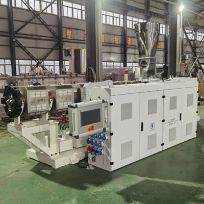 satın al Shenzhen HYPET PS65/75/90/110/112/125/130/150/160 Paralel Çift vidalı plastik ekstrüderler online manufacture