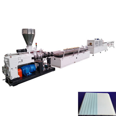 خرید 600mm Integrated PVC Ceiling Panel Machine WPC Ceiling Wall Panel Manufacturer Extruder ZS65/132 online manufacture
