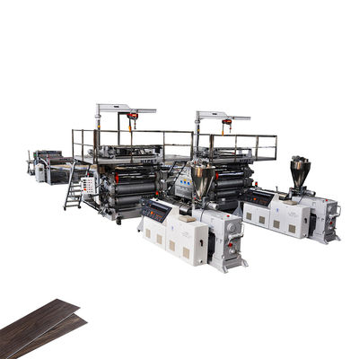 خرید SPC Flooring Sheet Extrusioni Machine Stone Plastic Composite Sheet Production Line online manufacture