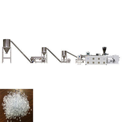 acheter Granule transparent de PVC faisant la machine/ligne en plastique de pelletisation online manufacture