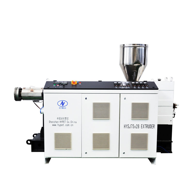 Two Hoppers HDPE PE PPR PPH Plastic Single Screw Extruders SJ160/28 ...