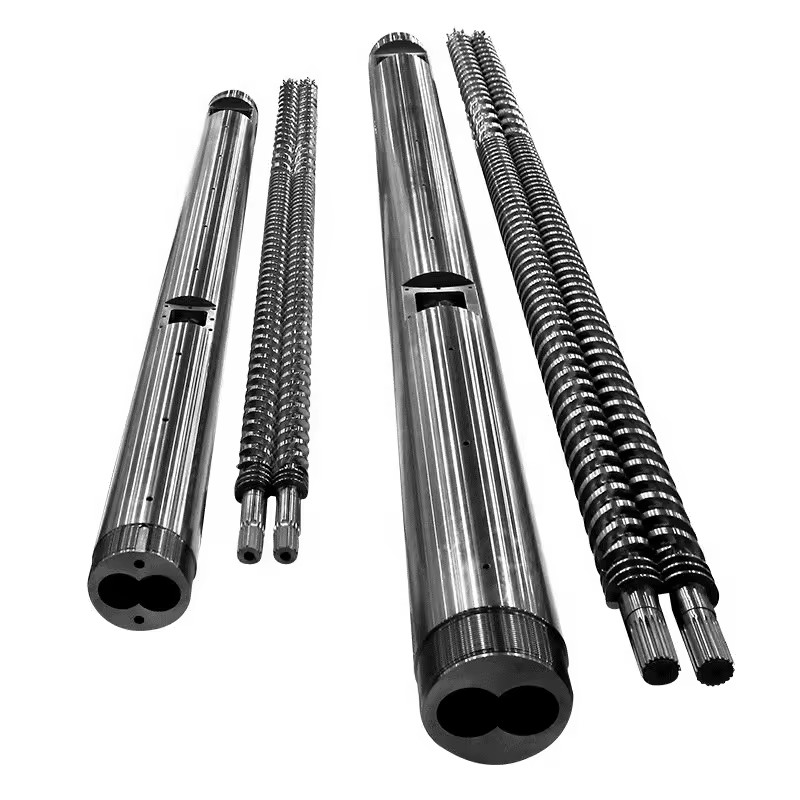 Hard Chrome Plating Parallel Screw And Barrel For Twin Screw Extruders ...