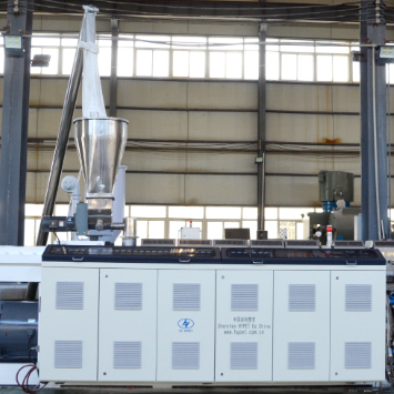 Big size Twin conic extruder High output conic twin screw extruder