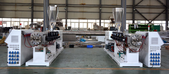 Shenzhen HYPET Conical Twin Screw Extruder for Pvc Pipe Profile Sheet ...